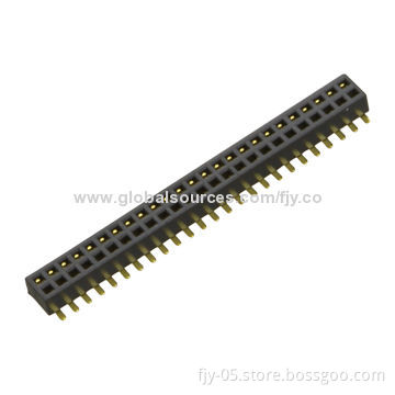 1.27mm Female Header, Dual-row, 2.0mm SMT Base